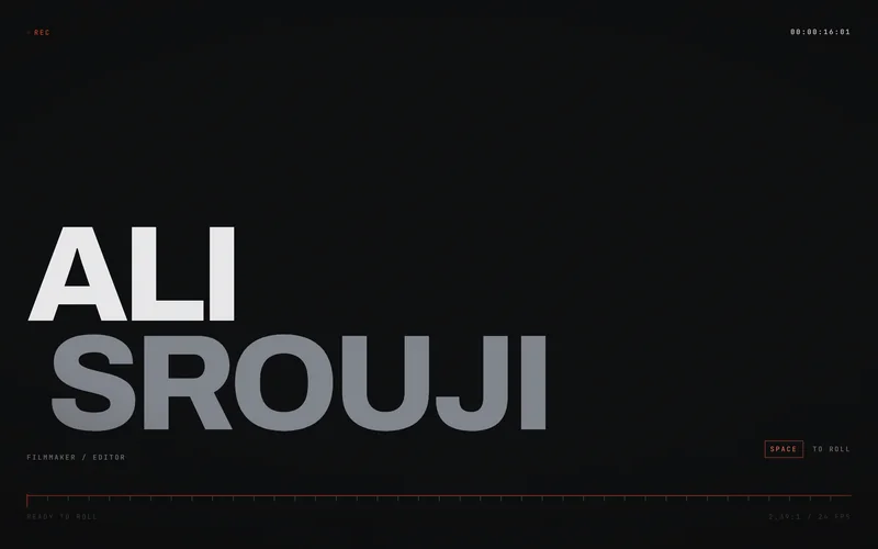 Screenshot of Ali Srouji